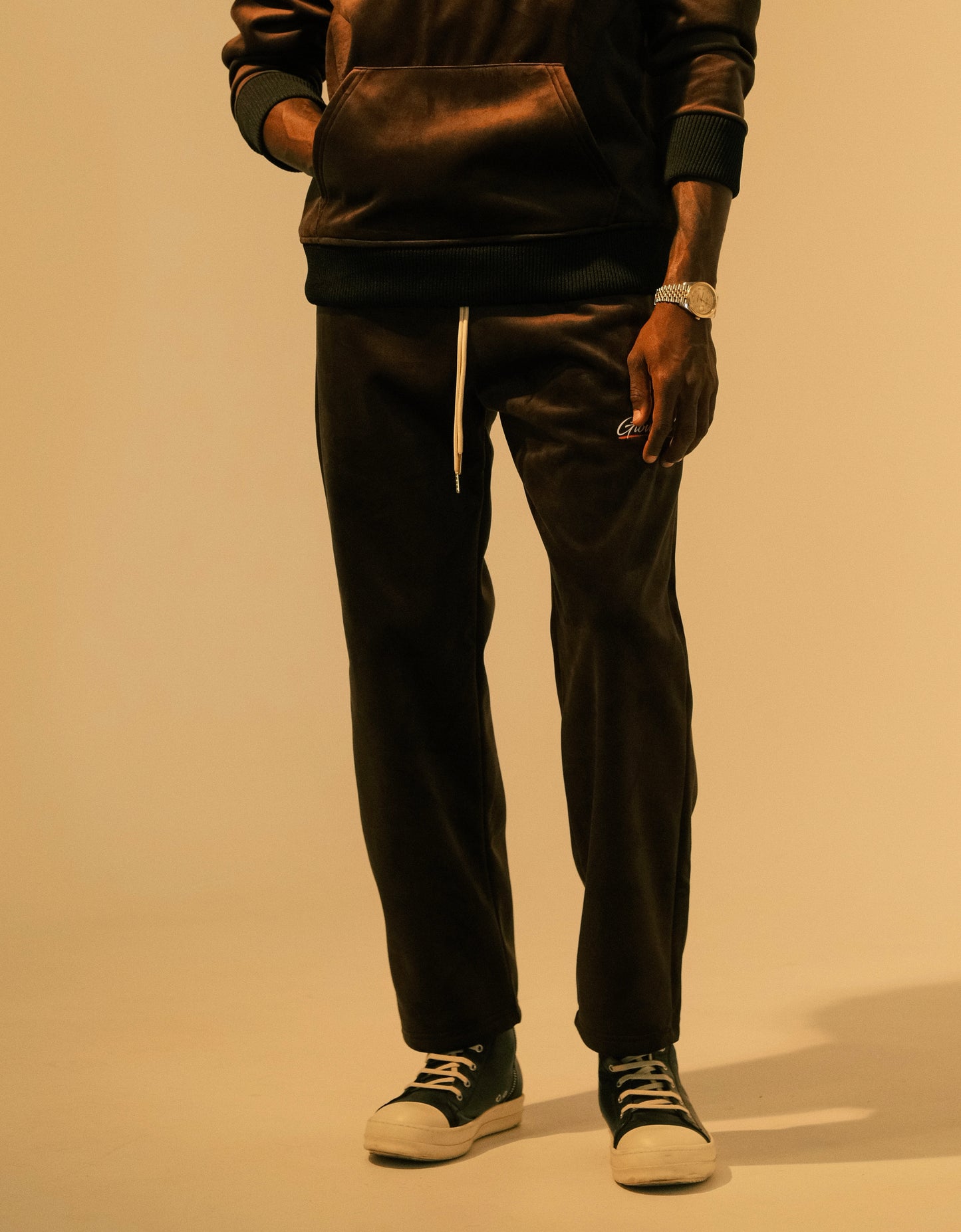 GIOVANNI'S BROWN VELVET - PANTS