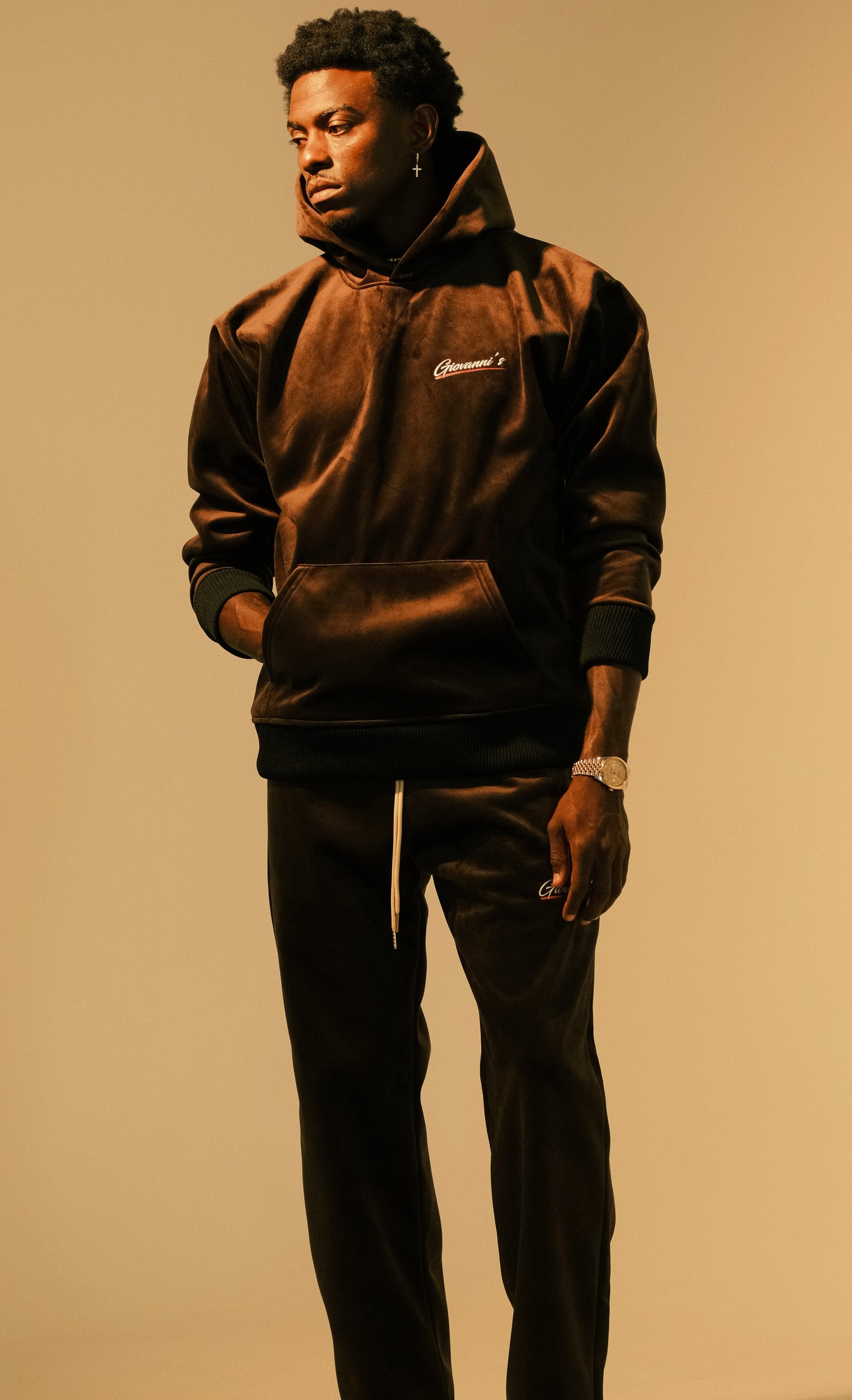 GIOVANNI'S BROWN VELVET - PANTS