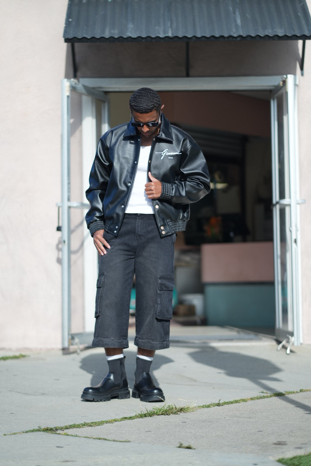 GIOVANNI JEANS- FADED BLACK CARGO