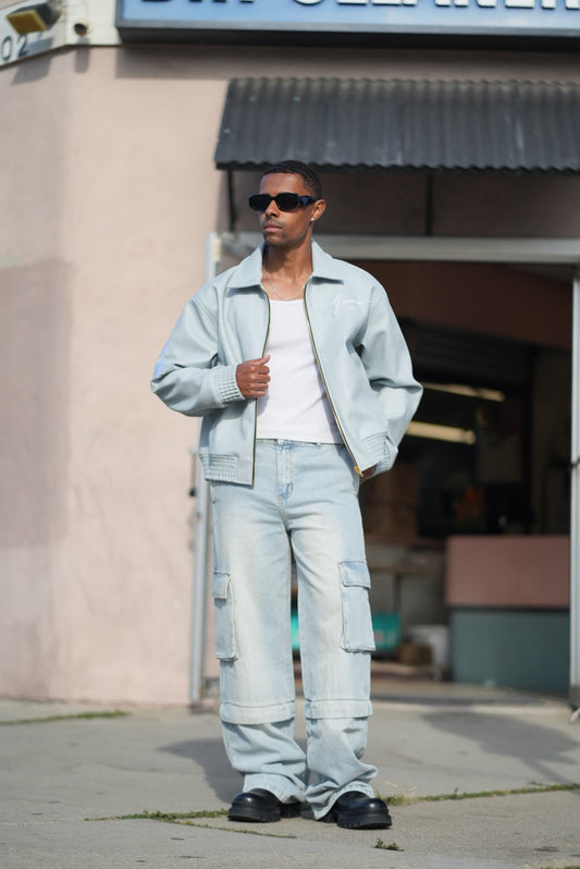 GIOVANNI JEANS- FADED BLUE CARGO