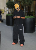 GIOVANNI'S BLACK & GREY -TRACKPANTS