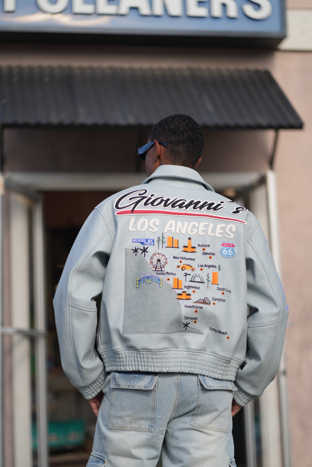 GIOVANNI’S LOS ANGELES- SKY BLUE JACKET