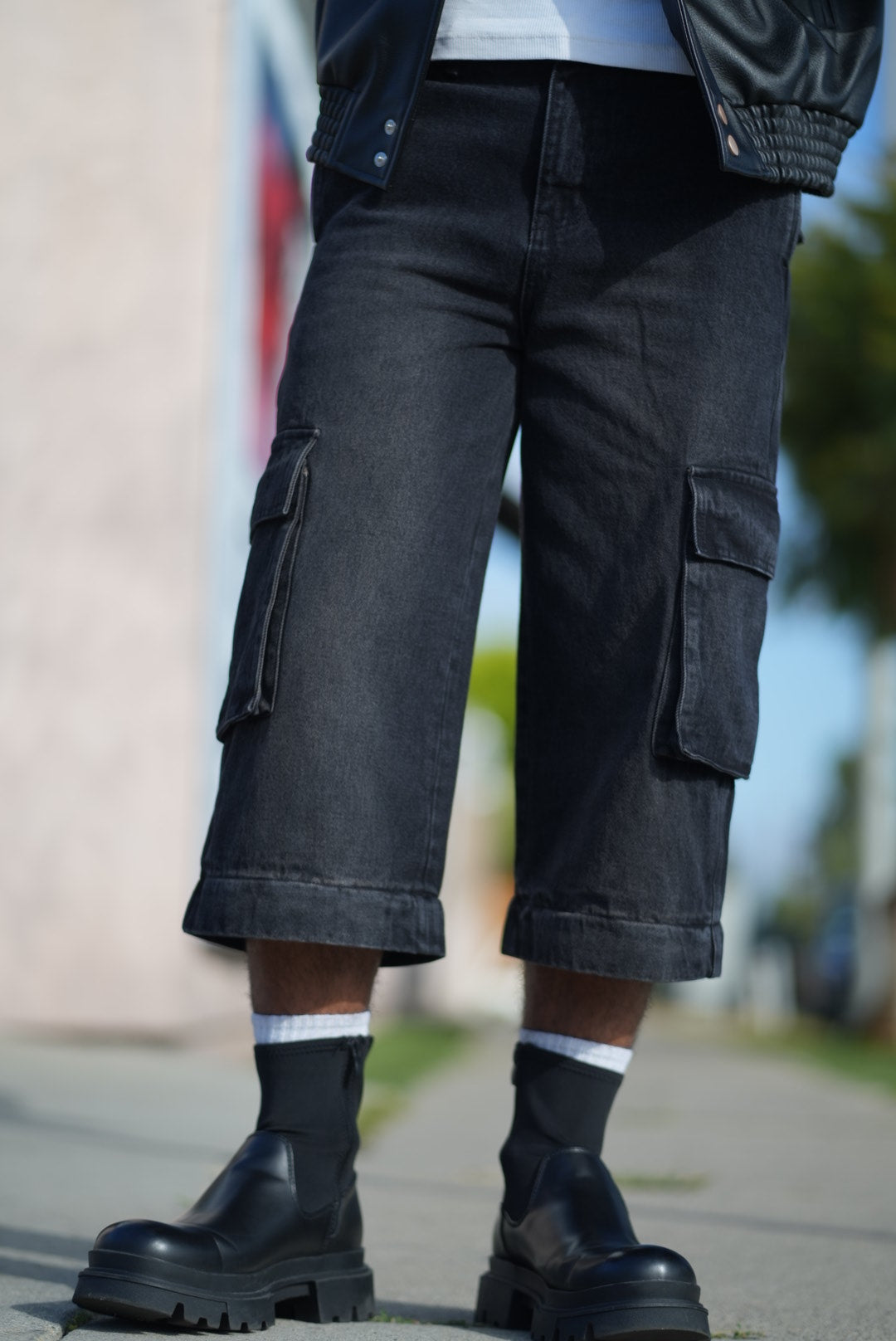GIOVANNI JEANS- FADED BLACK CARGO