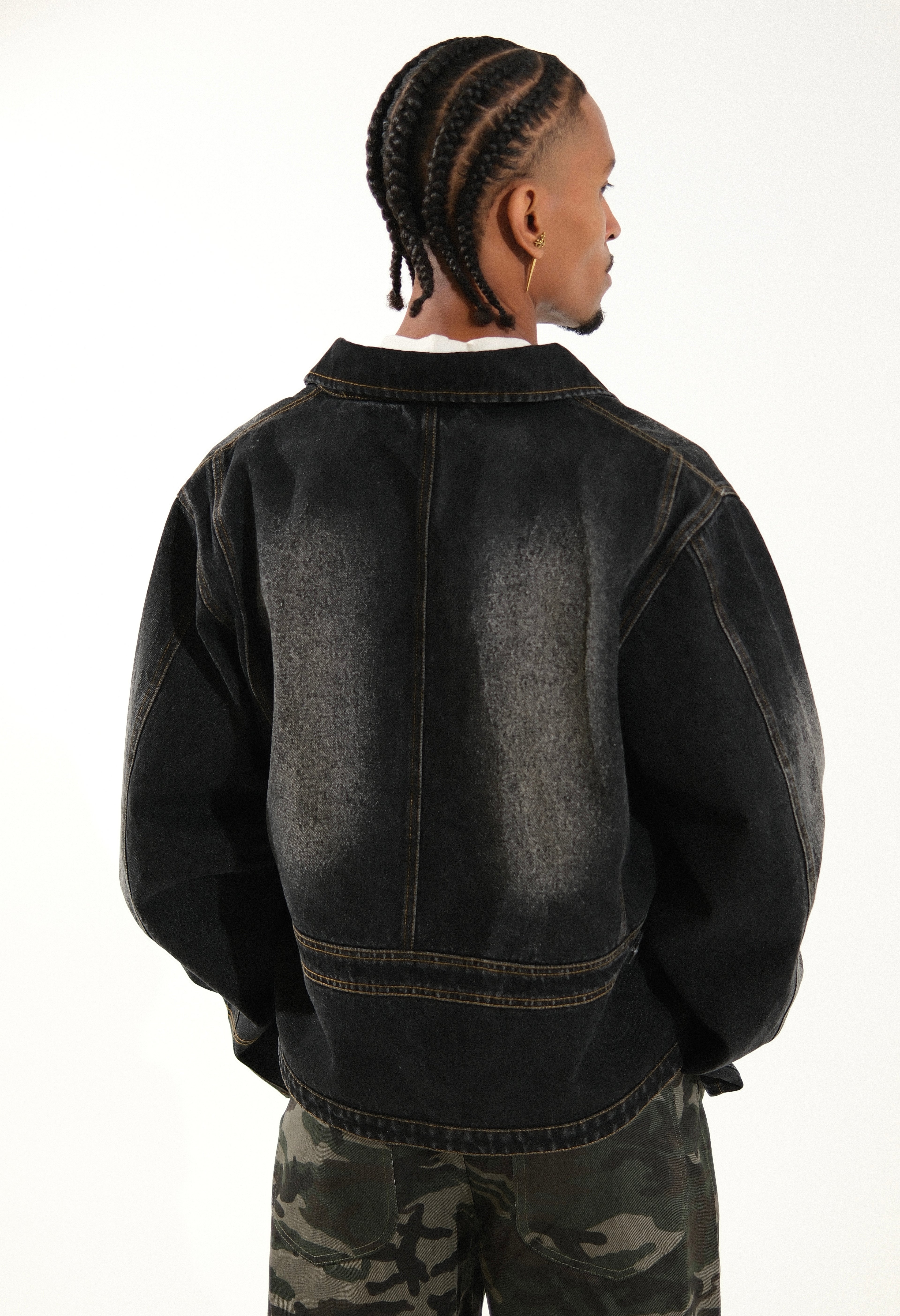 GIOVANNI’S 1970 DENIM- BLACK JACKET