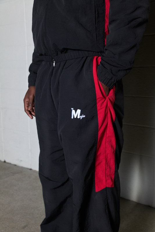 GIOVANNI'S MAFIA BLACK & RED -TRACKPANTS