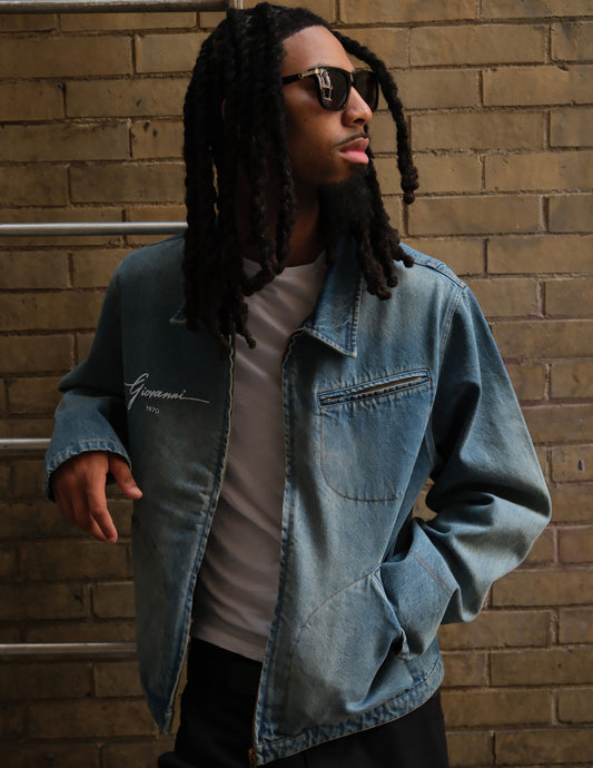 GIOVANNI’S 1970 DENIM- BLUE JACKET